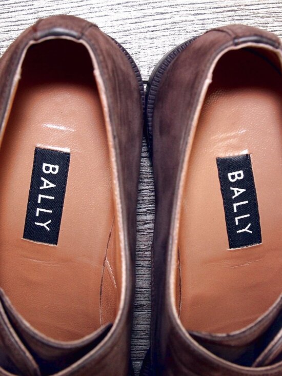 $850 BALLY Italy Tanagro Monkstrap 8.5 D Brown Nubuck Nordstrom * add $15 Trees main image 13